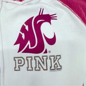 Women’s Large Victoria Secret PINK Collegiate Collection WA Cougars Zip Hoodie
